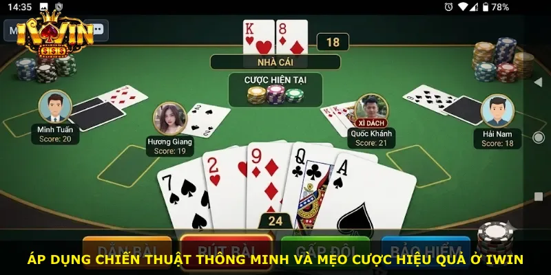 Áp dụng chiến thuật thông minh và mẹo cược hiệu quả ở iWin