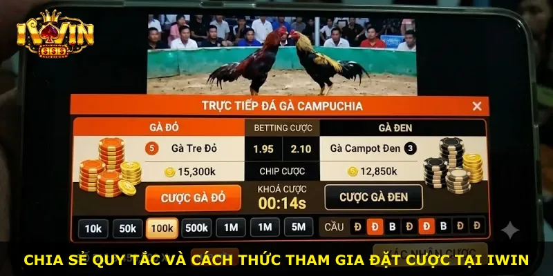 Chia sẻ quy tắc và cách thức tham gia đặt cược tại iWin