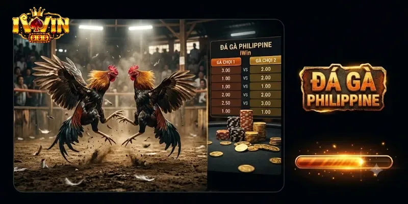 Đá Gà Philippine IWin – Sân Chơi Cá Cược Hấp Dẫn, Thưởng Lớn Mỗi Ngày