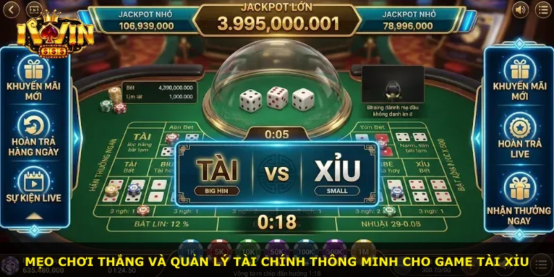 Mẹo chơi thắng và quản lý tài chính thông minh cho game tài xỉu