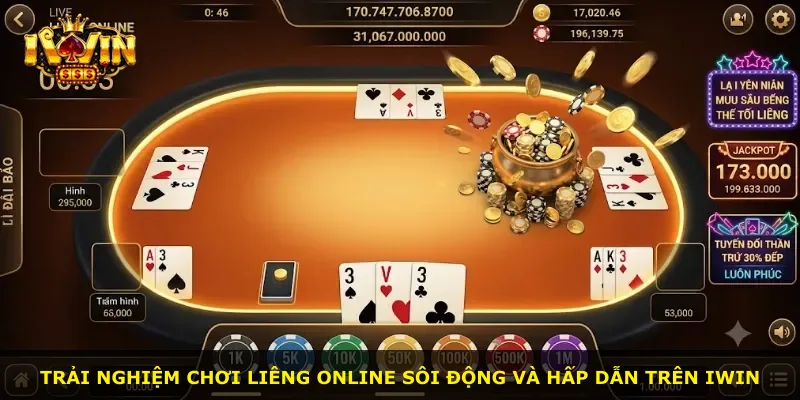 Trải nghiệm chơi liêng online sôi động và hấp dẫn trên iWin